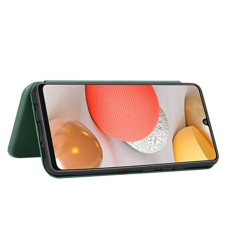 Flip Cover Samsung Galaxy A42 5G Carbon Fiber