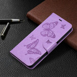 Xiaomi Mi 10T Lite Strap Case met Vlinder Print