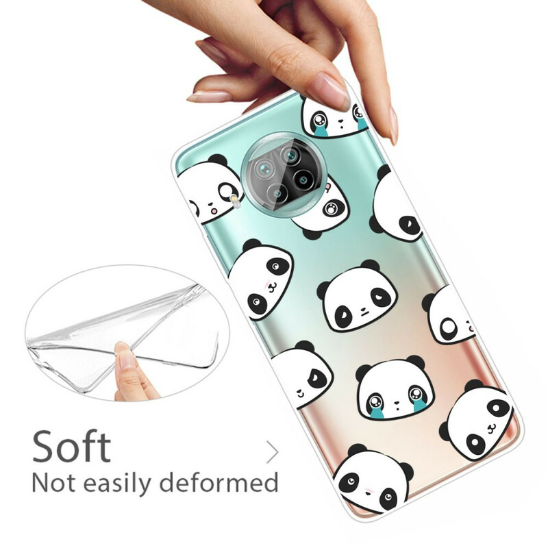 Xiaomi Mi 10T Lite Hoesje Sentimentele Panda's