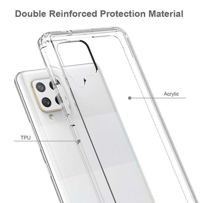 Samsung Galaxy A42 5G Acryl behuizing versterkte hoeken