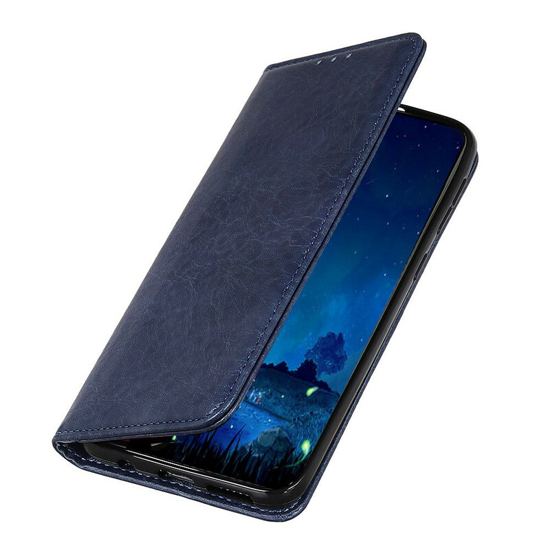 Flip cover Samsung Galaxy A42 5G lederen stijl soberheid