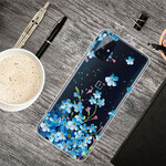OnePlus North N10 Blauwe Bloemen Case
