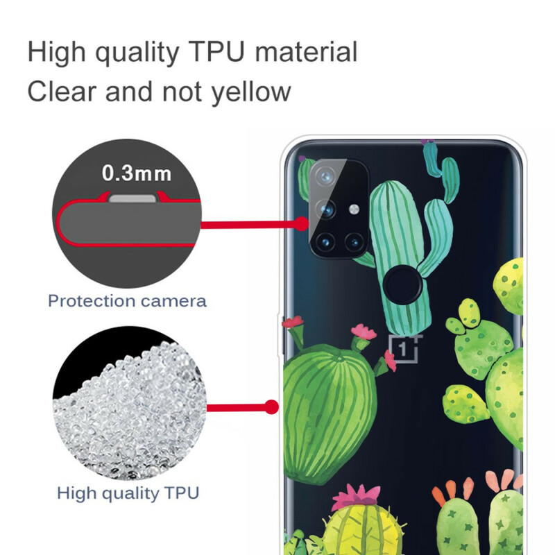 OnePlus N10 Cactus Watercolour Case
