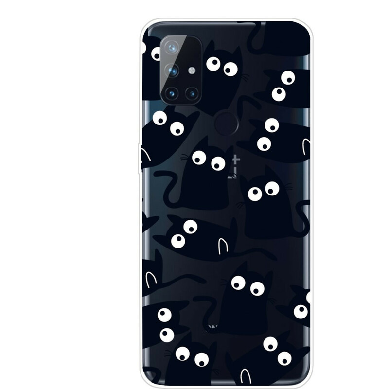 OnePlus Nord N10 Hoesje Zwart Muis