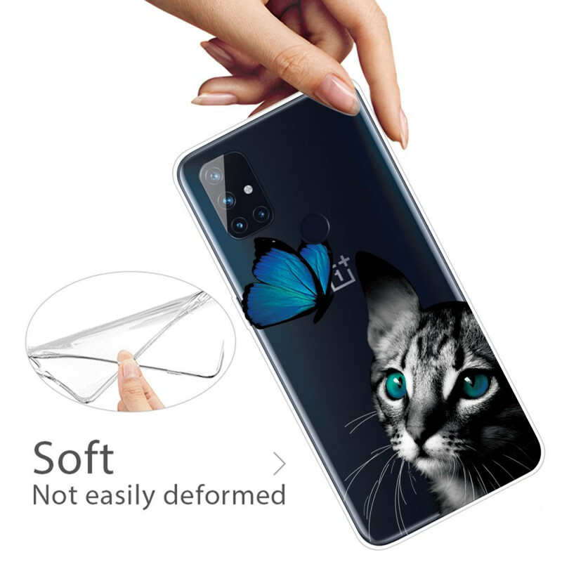 OnePlus North N10 kat en vlinder geval