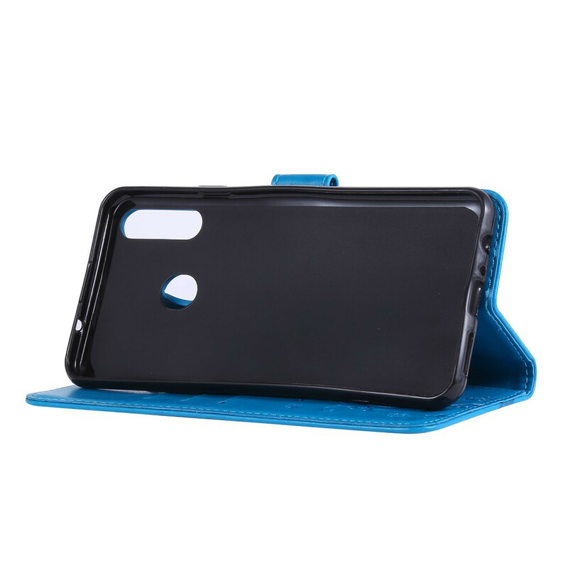 Samsung Galaxy A20s Hoesje Vlinders en Bloemen Samsung Galaxy A20s Hoesje Vlinders en Bloemen