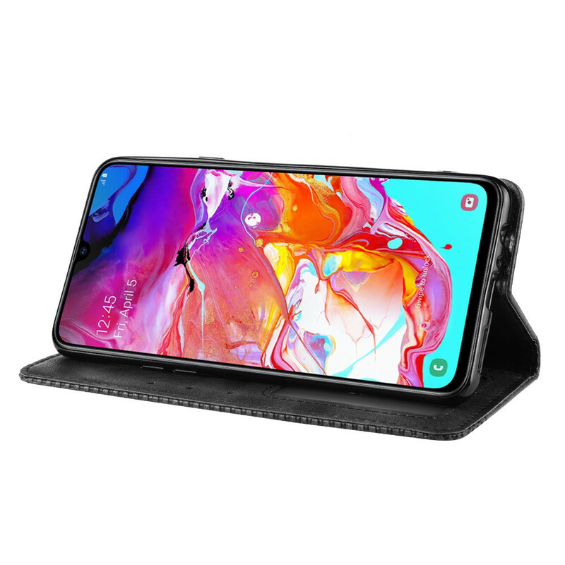 Flip cover Samsung Galaxy A20s Leder Effect