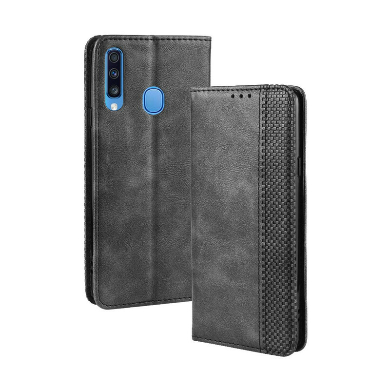 Flip cover Samsung Galaxy A20s Leder Effect