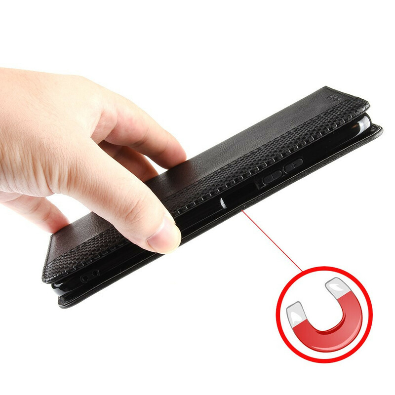 Flip cover Samsung Galaxy A20s Leder Effect