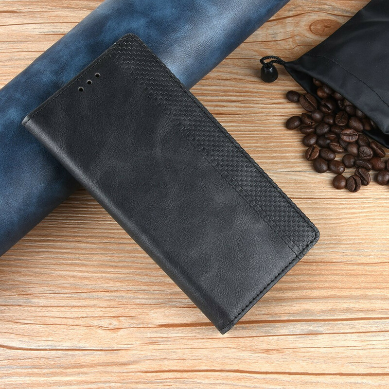 Flip cover Samsung Galaxy A20s Leder Effect