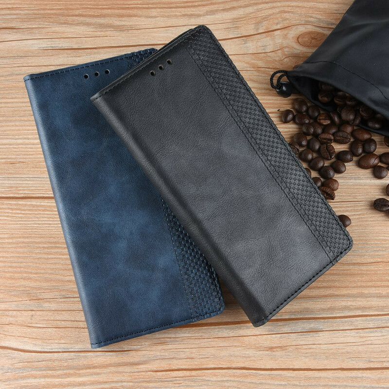 Flip cover Samsung Galaxy A20s Leder Effect