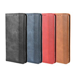 Flip cover Samsung Galaxy A20s Leder Effect