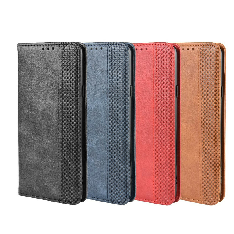 Flip cover Samsung Galaxy A20s Leder Effect