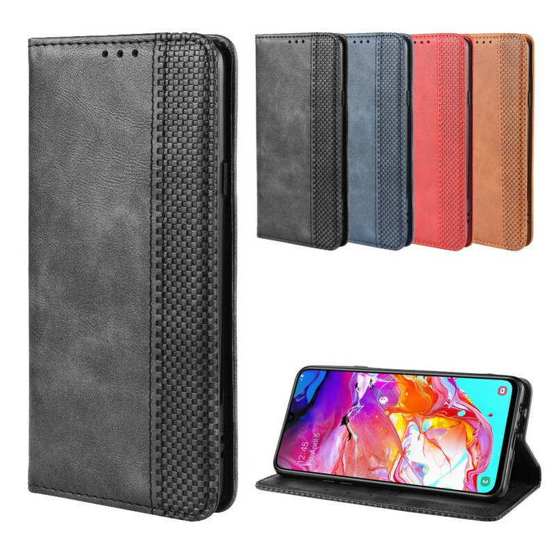Flip cover Samsung Galaxy A20s Leder Effect