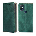 Flip Cover OnePlus Nord N10 stijl leer dun Flip Cover OnePlus Nord N10 stijl leer dun