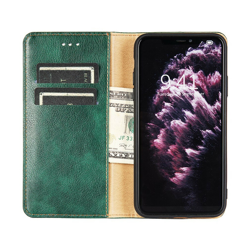 Flip Cover OnePlus Nord N10 stijl leer dun Flip Cover OnePlus Nord N10 stijl leer dun