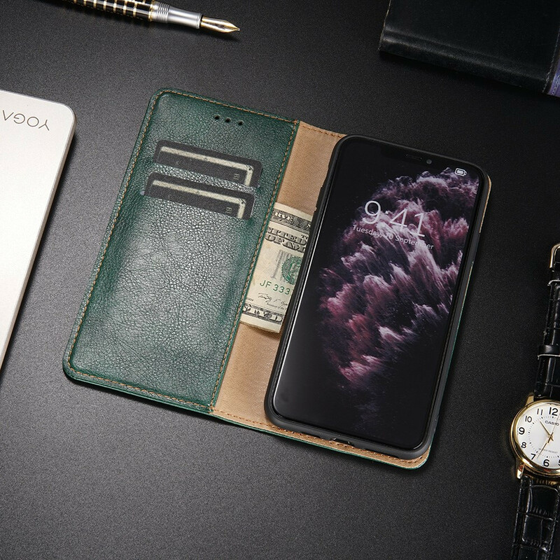 Flip Cover OnePlus Nord N10 stijl leer dun Flip Cover OnePlus Nord N10 stijl leer dun