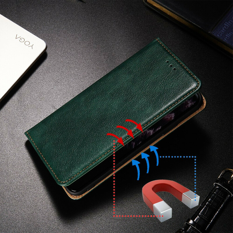 Flip Cover OnePlus Nord N10 stijl leer dun Flip Cover OnePlus Nord N10 stijl leer dun