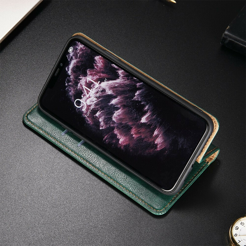 Flip Cover OnePlus Nord N10 stijl leer dun Flip Cover OnePlus Nord N10 stijl leer dun
