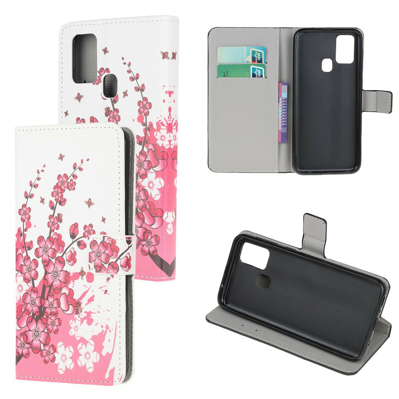 OnePlus Nord N100 Tropische Bloemen Case