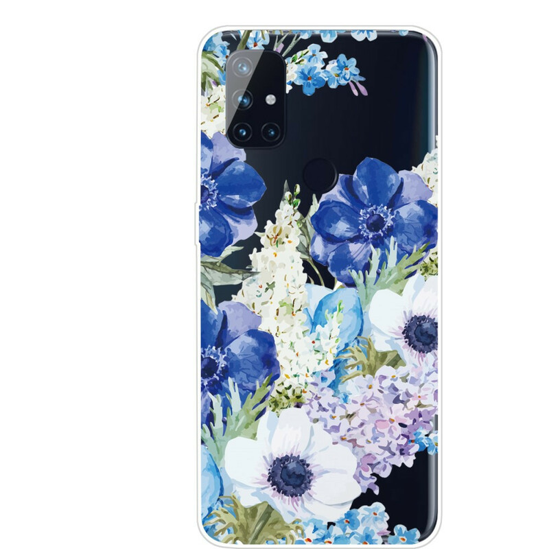 OnePlus Nord N100 heldere aquarel bloem case