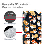 OnePlus North N100 Clear Multi Dogs Case