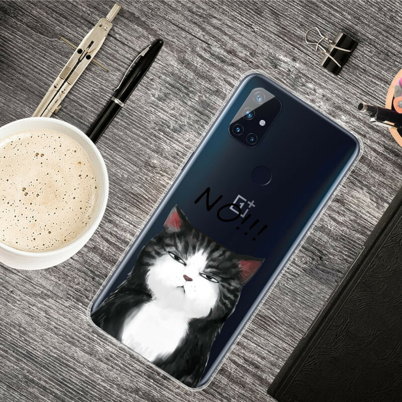 OnePlus Nord N100 Case De kat die nee zegt