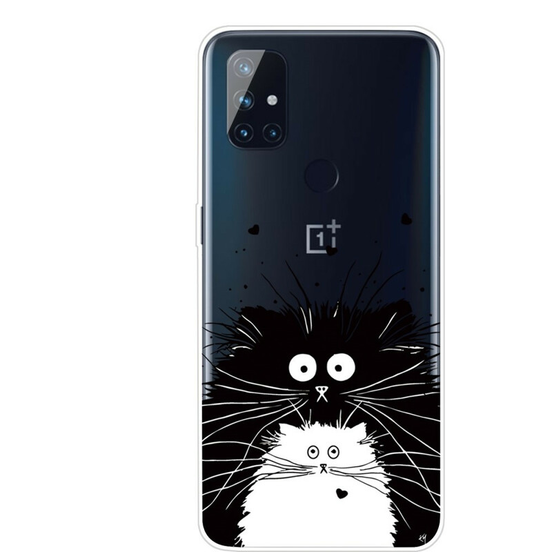 OnePlus Nord N100 Case Kijk naar de katten