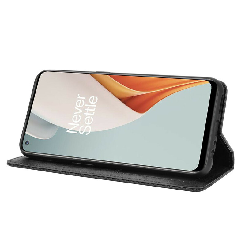 OnePlus Nord N100 Lederen Effect Flip Cover