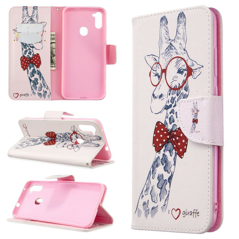 Samsung Galaxy M11 Intello Giraffe Hoesje