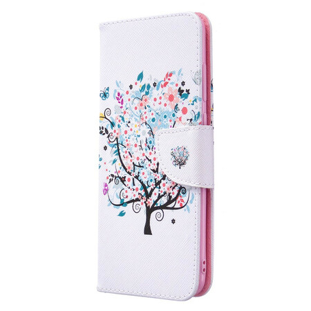 Samsung Galaxy M11 gebloemde boom hoesje
