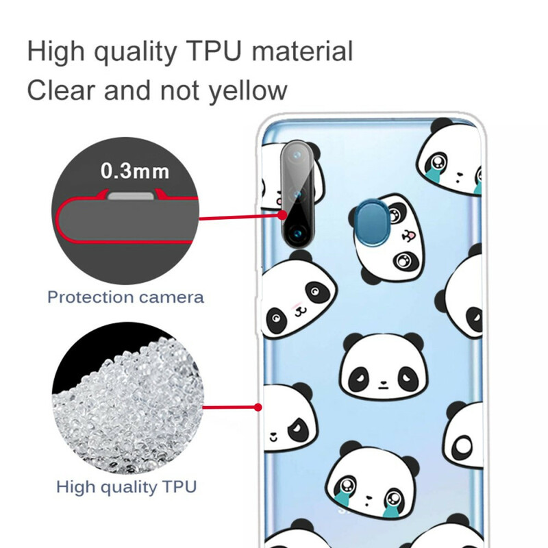 Samsung Galaxy M11 duidelijk geval Sentimental Panda's