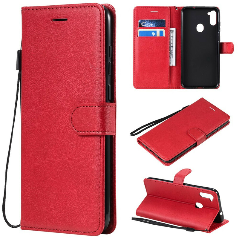 Samsung Galaxy M11 Kunstleer Hoesje Standaard