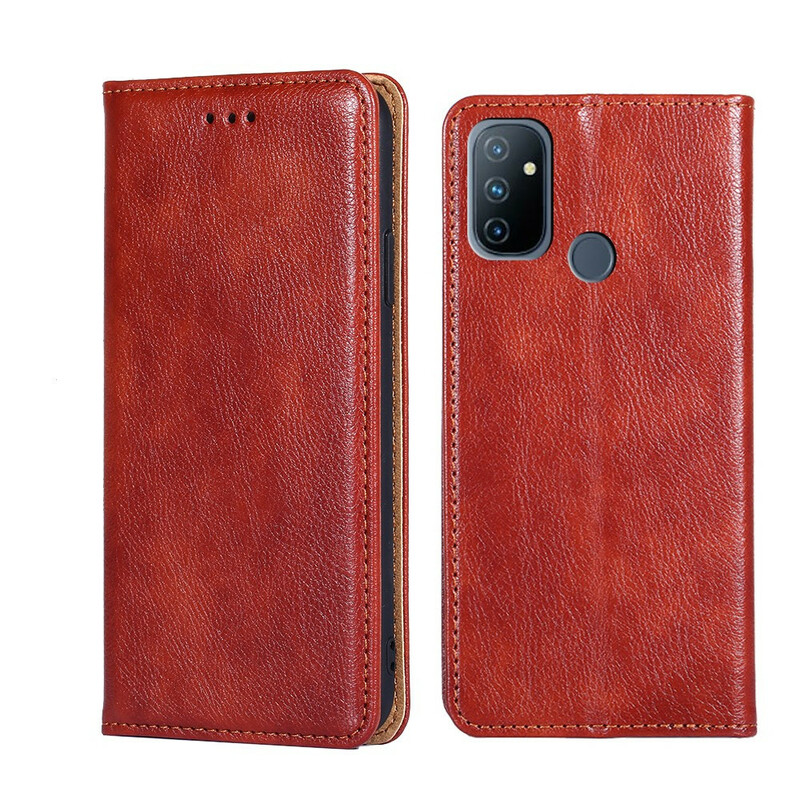 Flip Cover OnePlus Nord N100 stijl leer dun