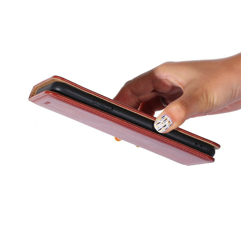 Flip Cover OnePlus Nord N100 stijl leer dun Flip Cover OnePlus Nord N100 stijl leer dun
