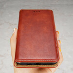 Flip Cover OnePlus Nord N100 stijl leer dun