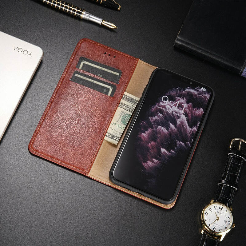Flip Cover OnePlus Nord N100 stijl leer dun