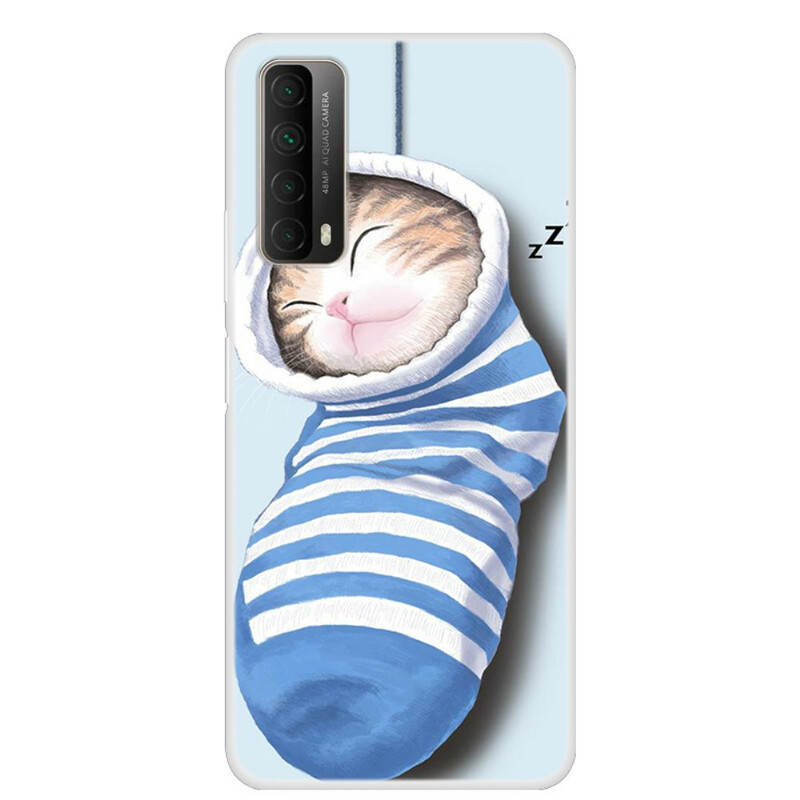 Huawei P Smart Case 2021 Sleeping Kitten