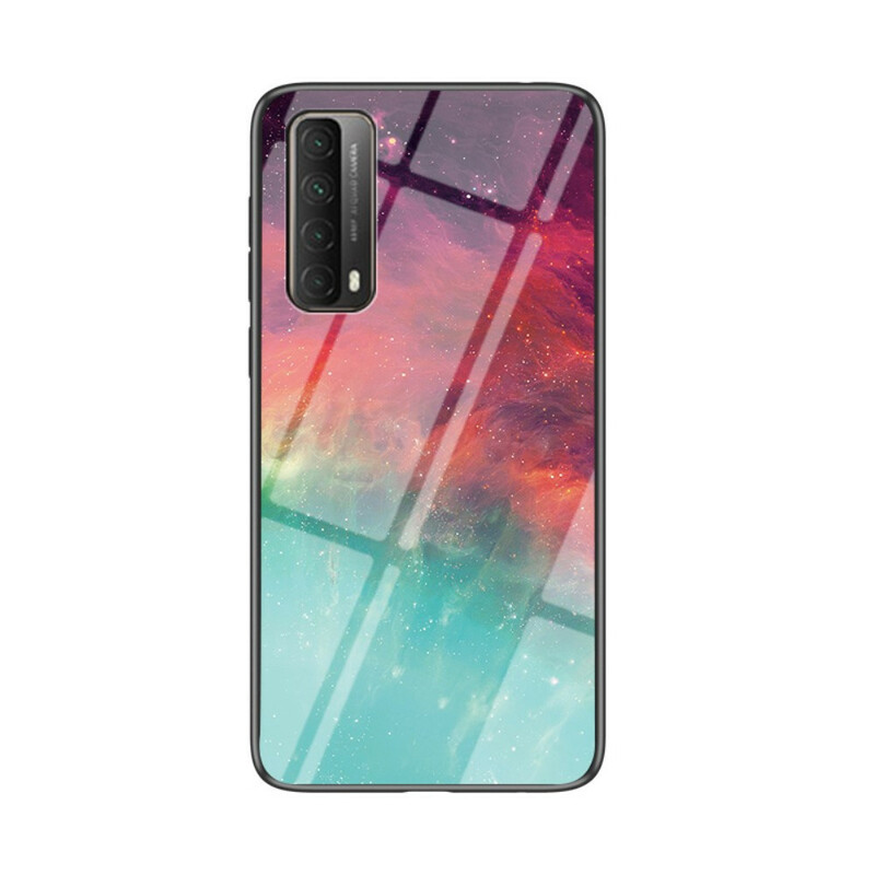 Huawei P Smart 2021 getemperd glas case Premum kleuren