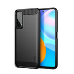 Huawei P Smart 2021 Geborsteld Carbon Fiber Case MOFI