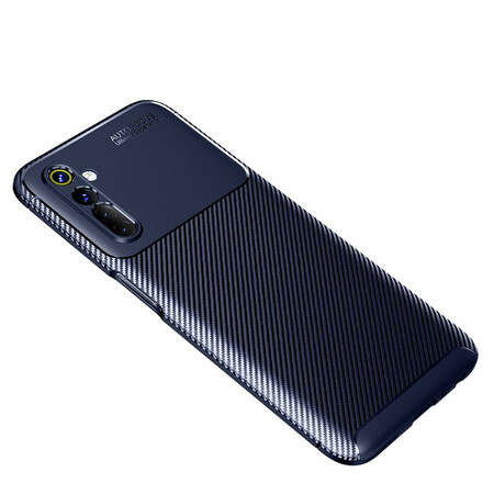 Realme 6 Flexibele Koolstofvezel Textuur Romp