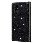 Samsung Galaxy A51 Glitter Portemonnee Zip Case