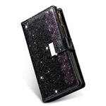 Samsung Galaxy A51 Glitter Portemonnee Zip Case