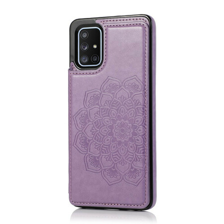 Samsung Galaxy A51 hoesje Mandala Print Card Case