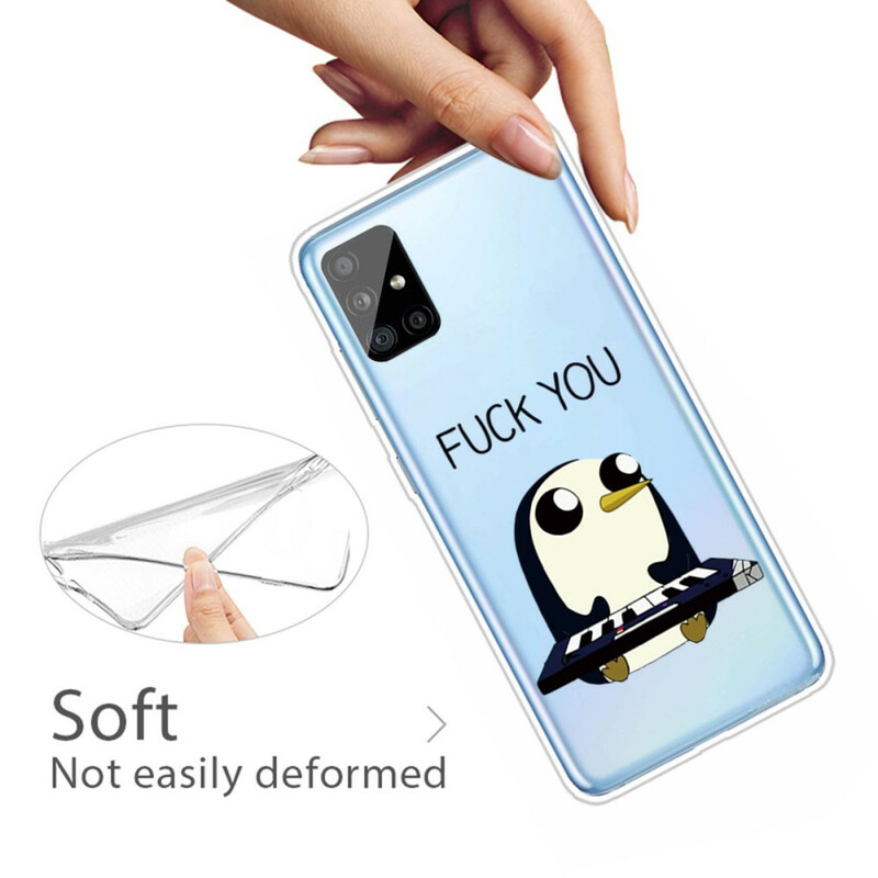 Samsung Galaxy A51 Hoesje Penguin Fuck You
