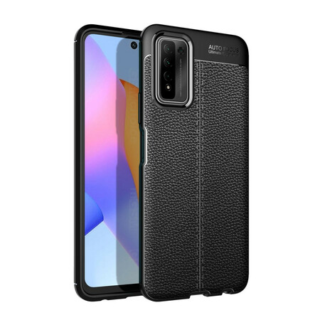 Honor 10X Lite Lederen Hoesje Lychee Effect Dubbele Lijn