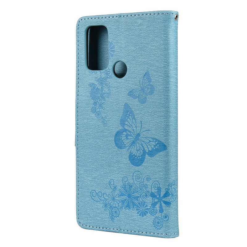 Oppo A53 / A53s Alleen Vlinders Hoesje met Koord