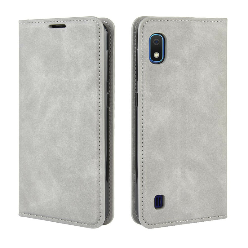 Flip cover Samsung Galaxy A10 leer effect vintage stijlvol