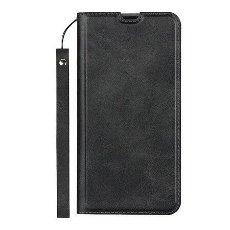 Flip cover Samsung Galaxy A10 kunstlederen band