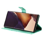 Samsung Galaxy Note 20 Ultra Hoesje Reuze Vlinders met Koord